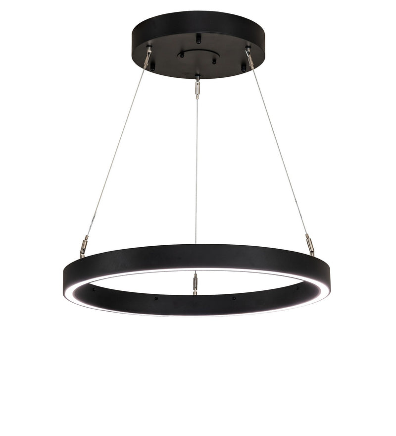 Meyda Tiffany 278040 LED Pendant, Textured Black