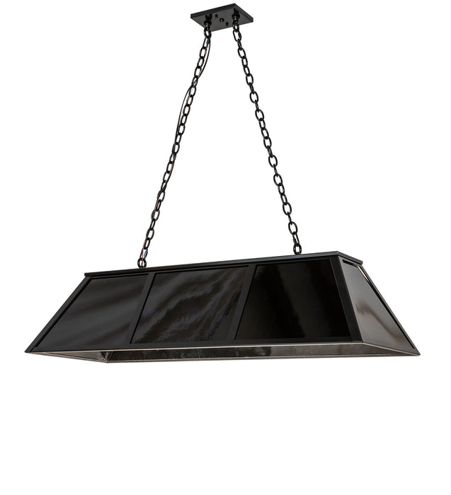 Meyda Tiffany 278105 Six Light Pendant, Mirror Black