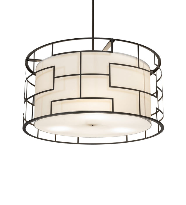 Meyda Tiffany 278228 Six Light Pendant, Bronze