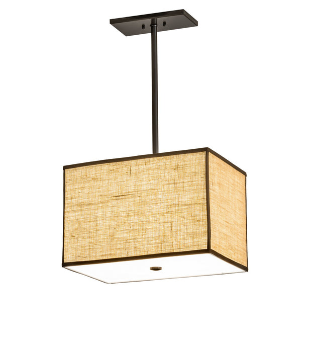 Meyda Tiffany 278422 Two Light Pendant, Timeless Bronze