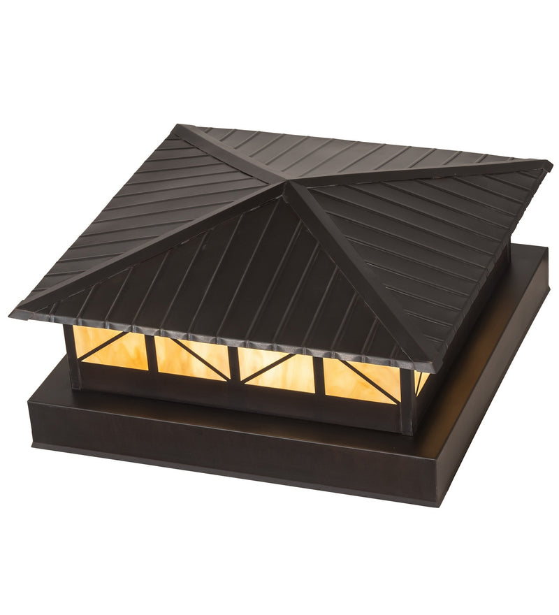 Meyda Tiffany 278771 LED Pier Mount, Craftsman Brown