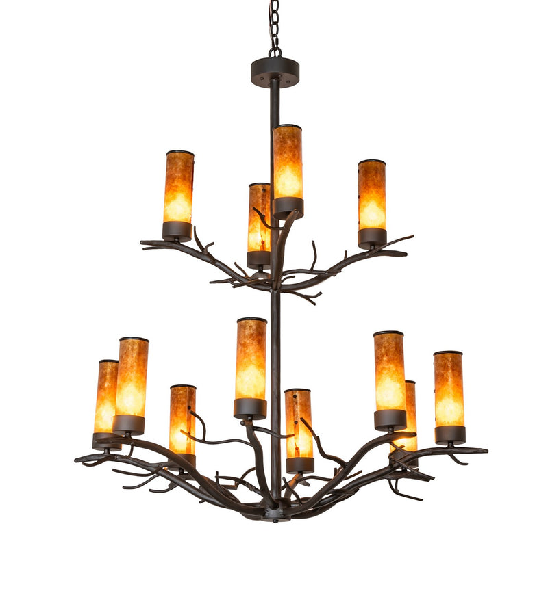 Meyda Tiffany 278811 LED Chandelier, Oil Rubbed Bronze