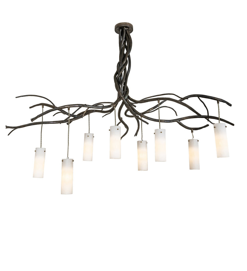 Meyda Tiffany 279296 Eight Light Chandelier, Dark Burnished Antique Copper