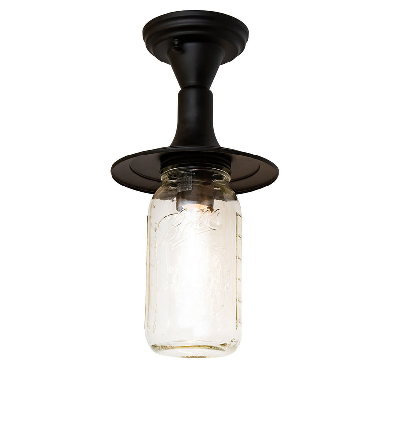 Meyda Tiffany 279430 One Light Flushmount, Oil Rubbed Bronze