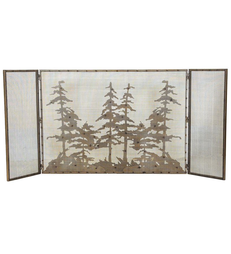 Meyda Tiffany 280001 Fireplace Screen, Antique Copper