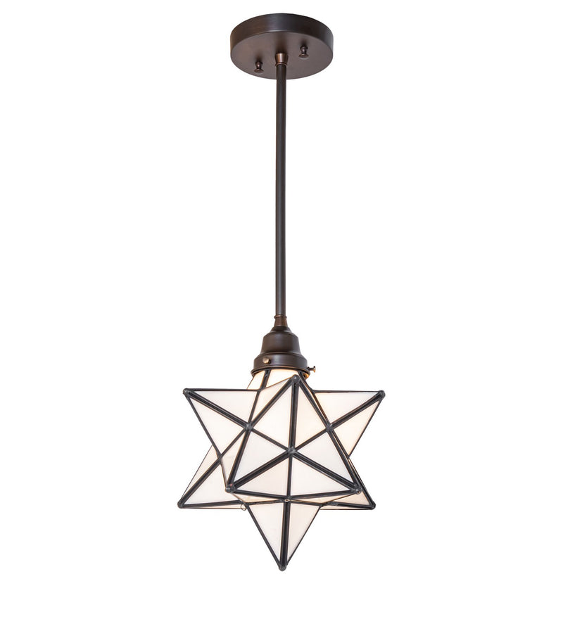 Meyda Tiffany 280032 One Light Pendant, Craftsman Brown