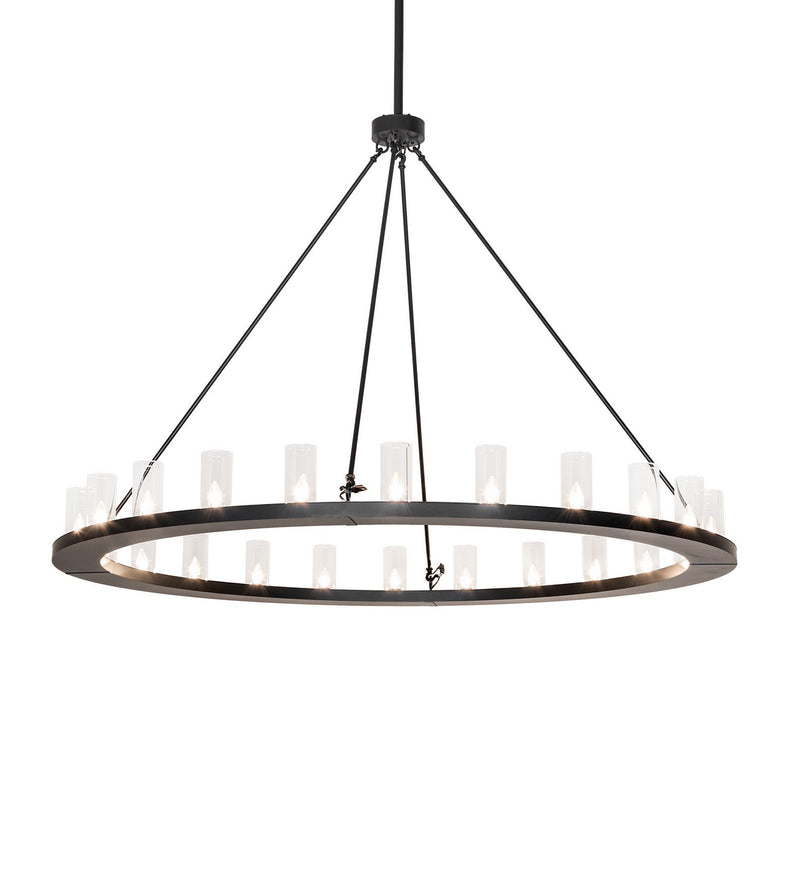Meyda Tiffany 280227 24 Light Chandelier, Solar Black