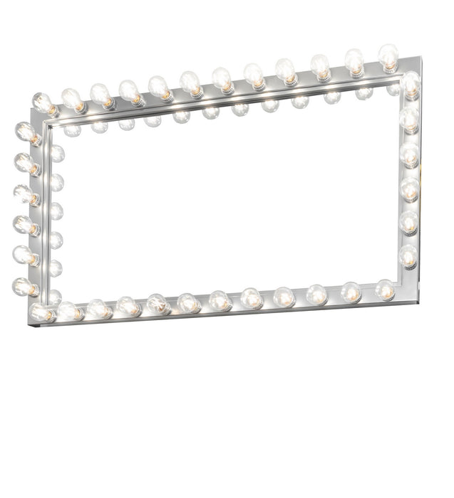 Meyda Tiffany 280867 36 Light Vanity Mirror, Extreme Chrome