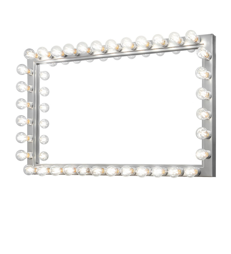 Meyda Tiffany 280867 36 Light Vanity Mirror, Extreme Chrome