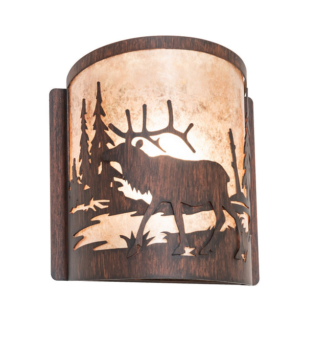Meyda Tiffany 281073 One Light Wall Sconce, Driftwood Brown