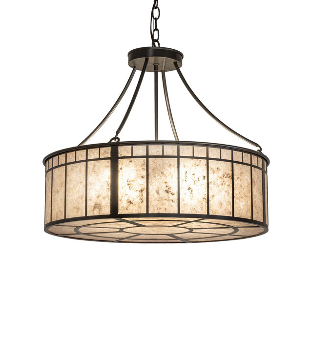 Meyda Tiffany 282526 Four Light Pendant, Timeless Bronze