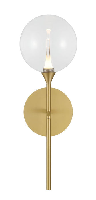 Eurofase 48910-019 One Light Wall Sconce, Gold
