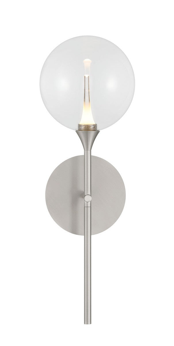 Eurofase 48911-016 One Light Wall Sconce, Nickel