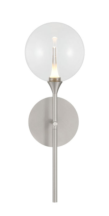 Eurofase 48911-016 One Light Wall Sconce, Nickel