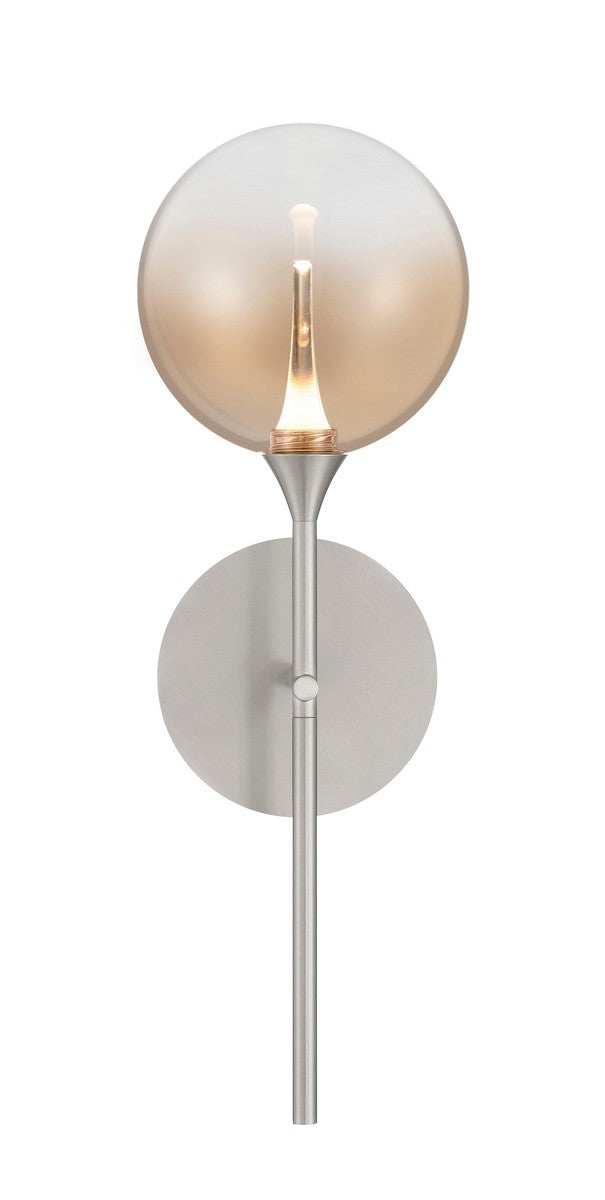 Eurofase 48911-030 One Light Wall Sconce, Nickel