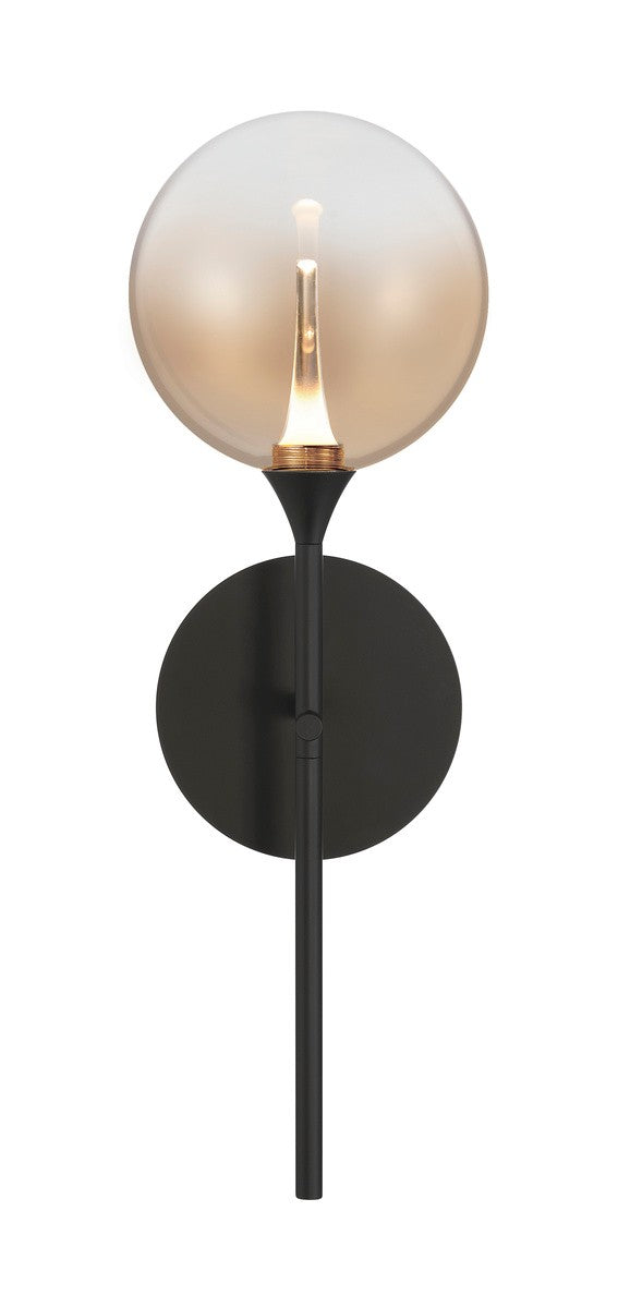 Eurofase 48912-013 One Light Wall Sconce, Black
