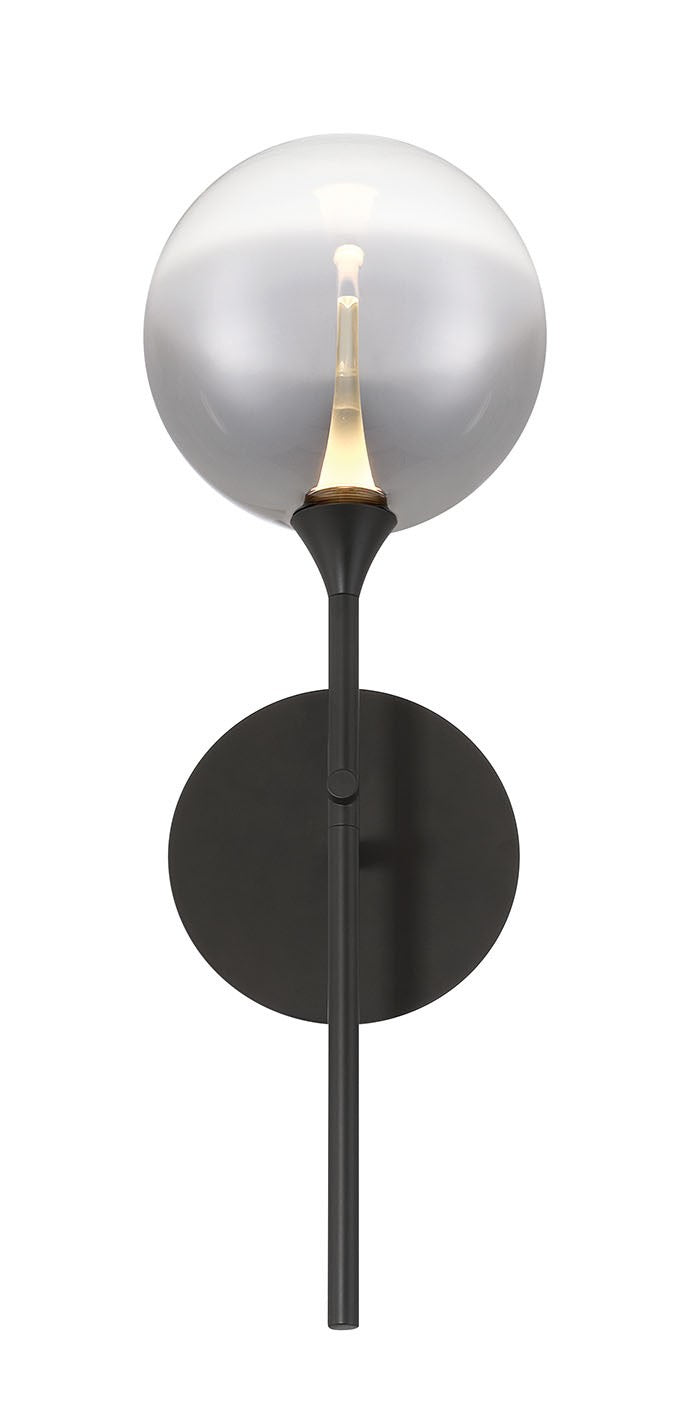 Eurofase 48912-020 One Light Wall Sconce, Black