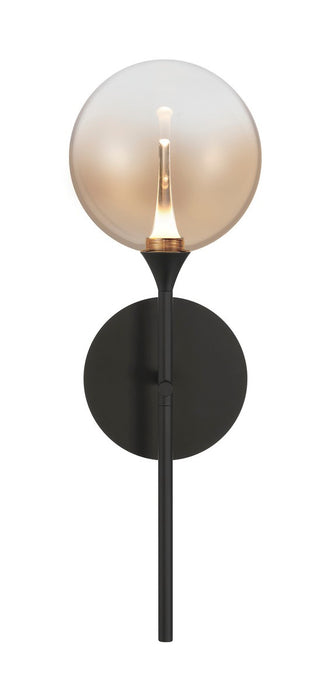 Eurofase 48912-037 One Light Wall Sconce, Black