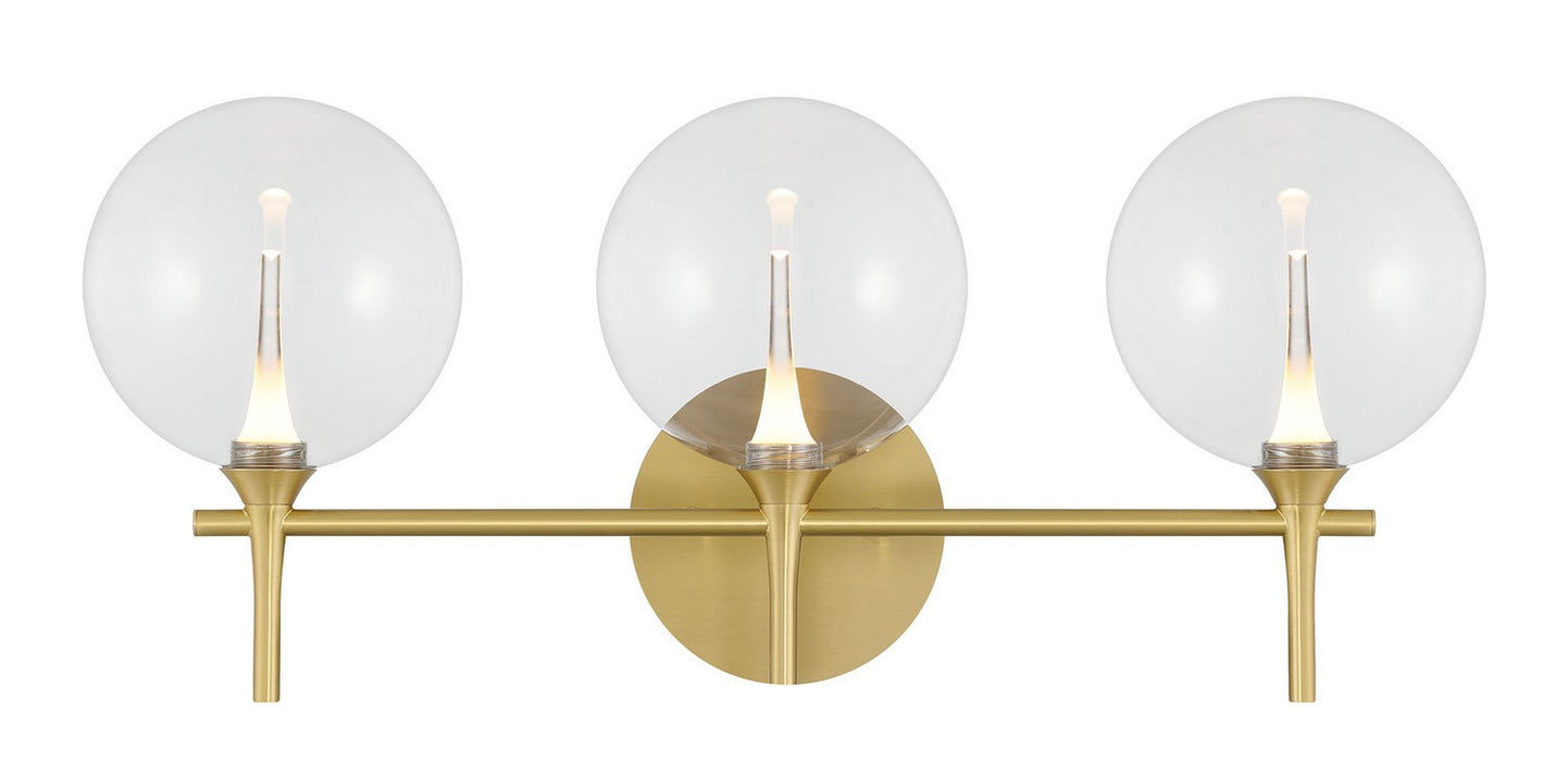 Eurofase 48913-010 Three Light Vanity, Gold