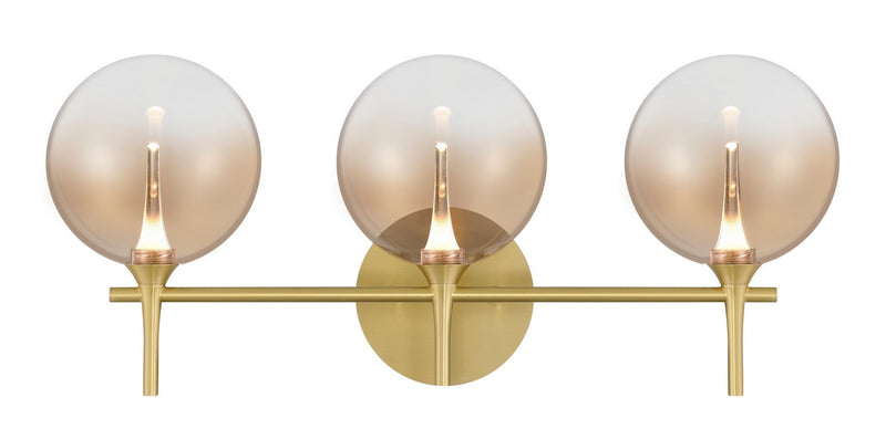 Eurofase 48913-034 Three Light Vanity, Gold