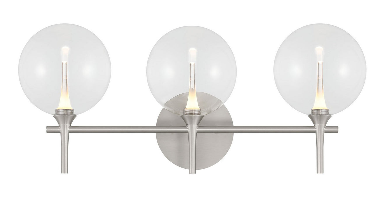 Eurofase 48914-017 Three Light Vanity, Nickel