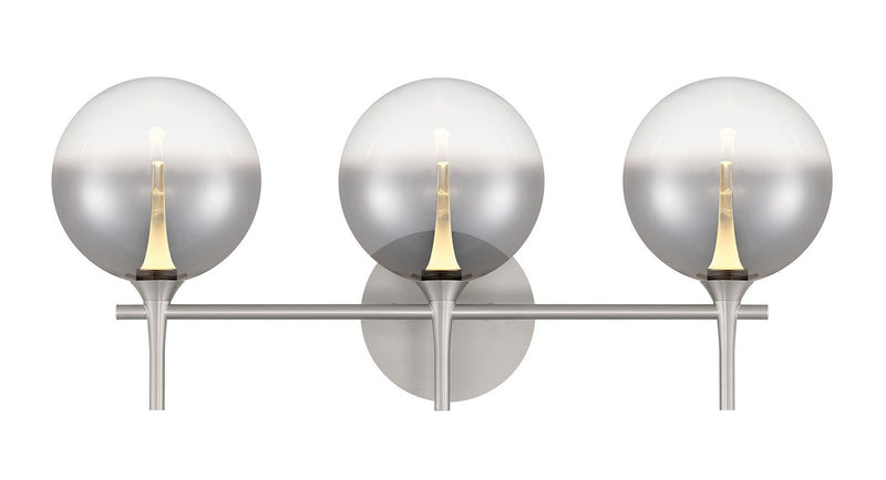 Eurofase 48914-024 Three Light Vanity, Nickel