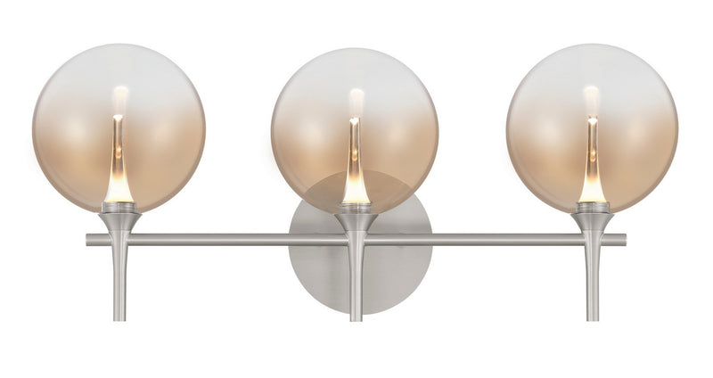 Eurofase 48914-031 Three Light Vanity, Nickel