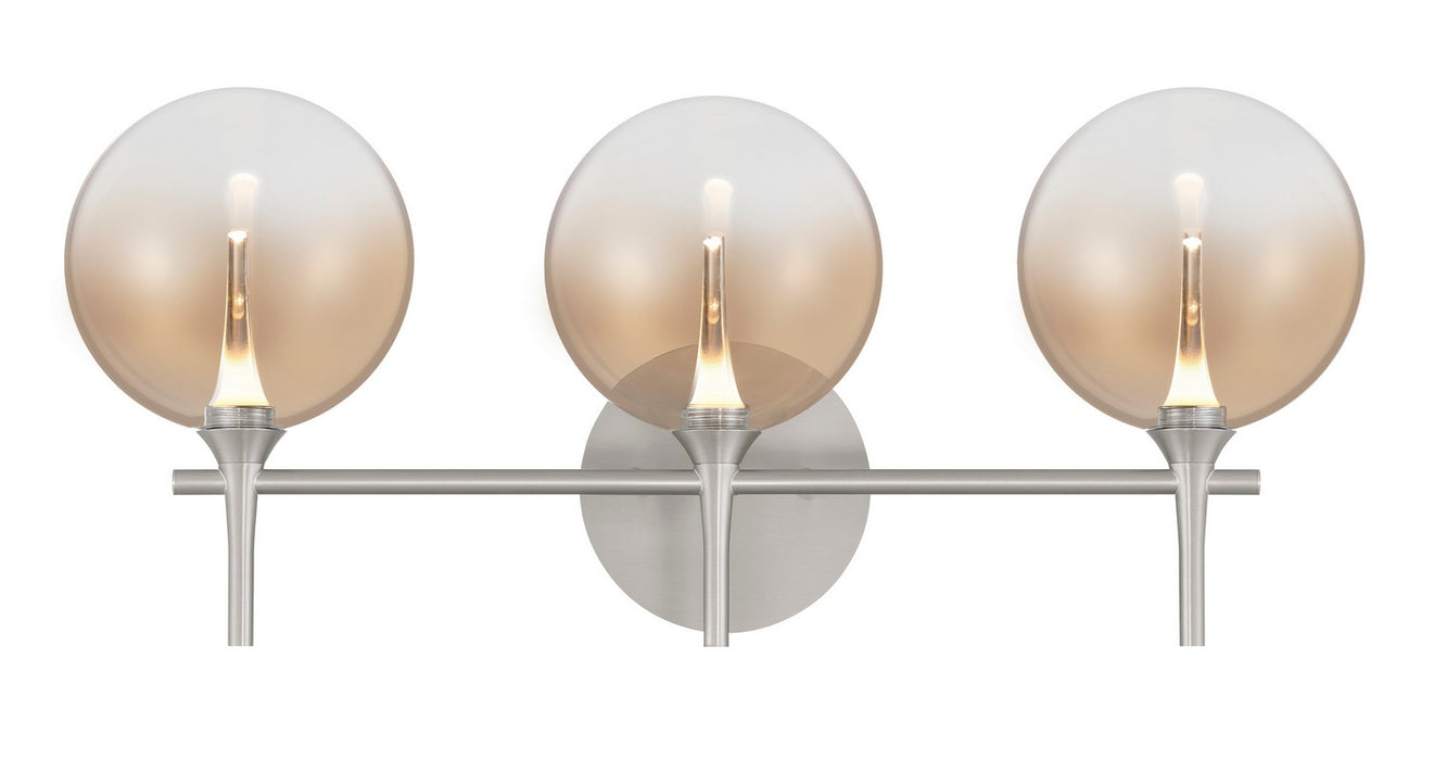 Eurofase 48914-031 Three Light Vanity, Nickel