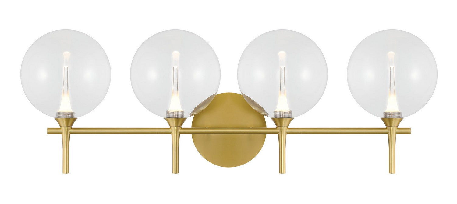 Eurofase 48916-011 Four Light Vanity, Gold