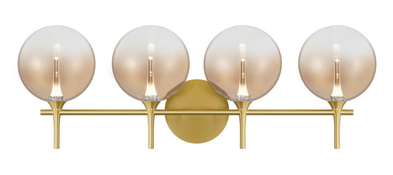 Eurofase 48916-035 Four Light Vanity, Gold