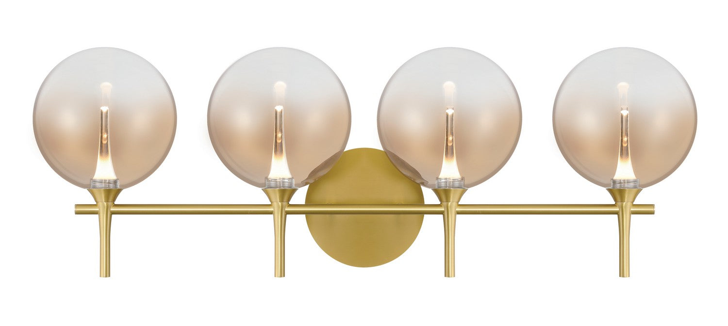 Eurofase 48916-035 Four Light Vanity, Gold