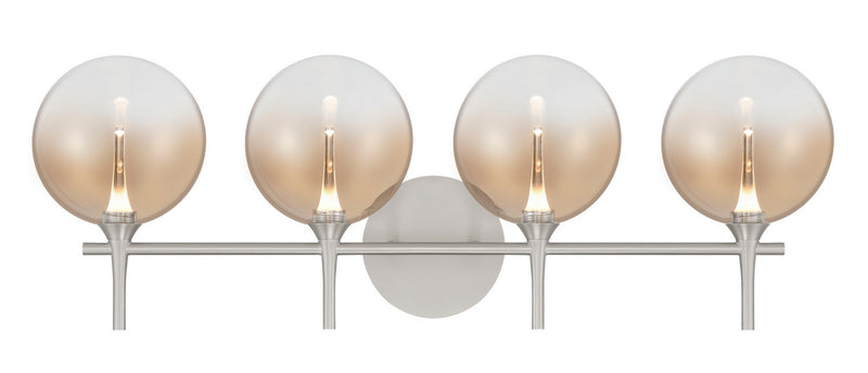 Eurofase 48917-032 Four Light Vanity, Nickel