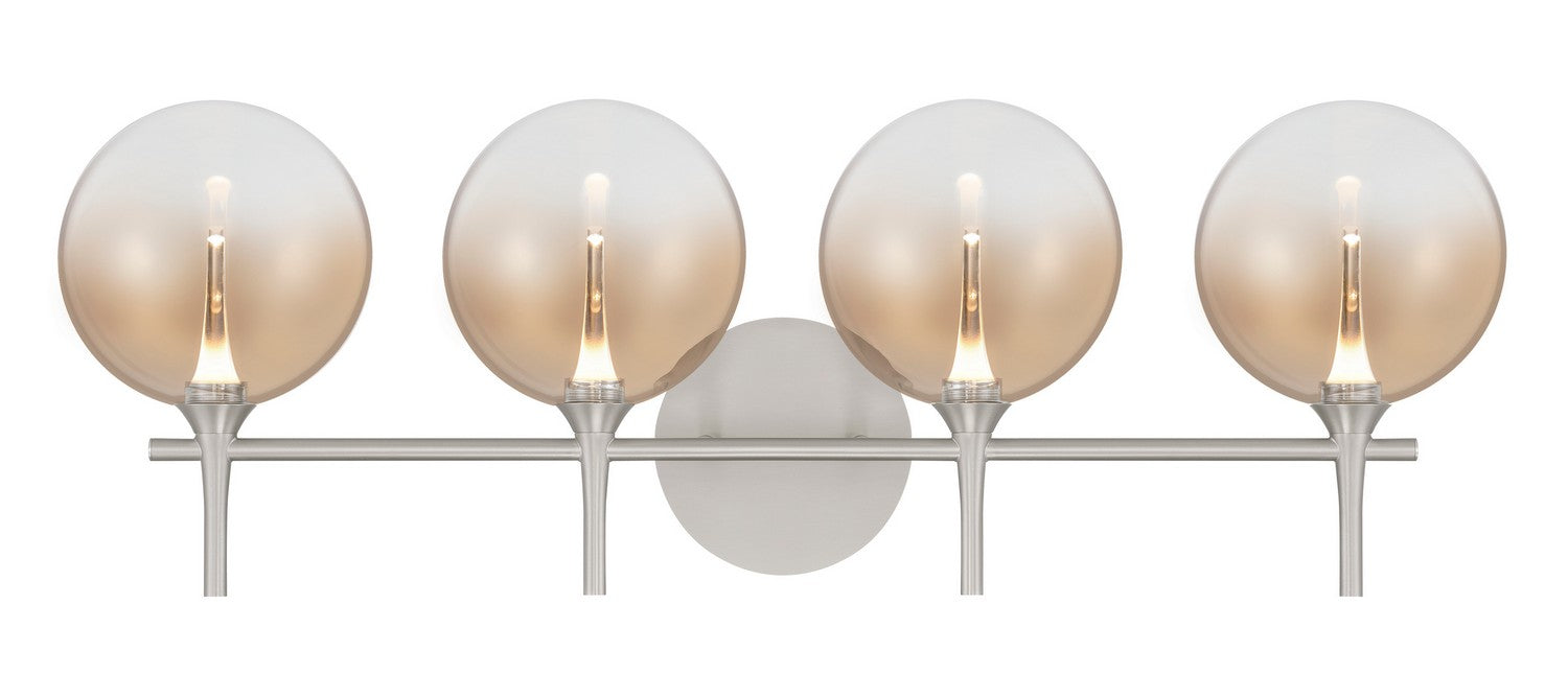 Eurofase 48917-032 Four Light Vanity, Nickel