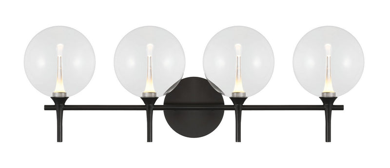 Eurofase 48918-015 Four Light Vanity, Black