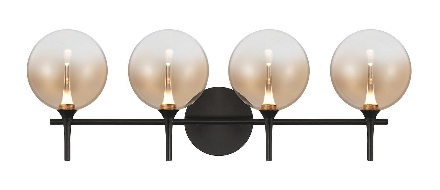 Eurofase 48918-039 Four Light Vanity, Black