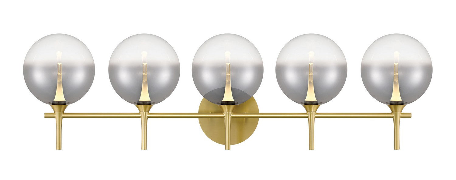 Eurofase 48919-029 Five Light Vanity, Gold