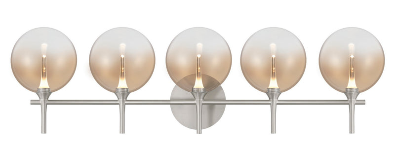 Eurofase 48920-032 Five Light Vanity, Nickel