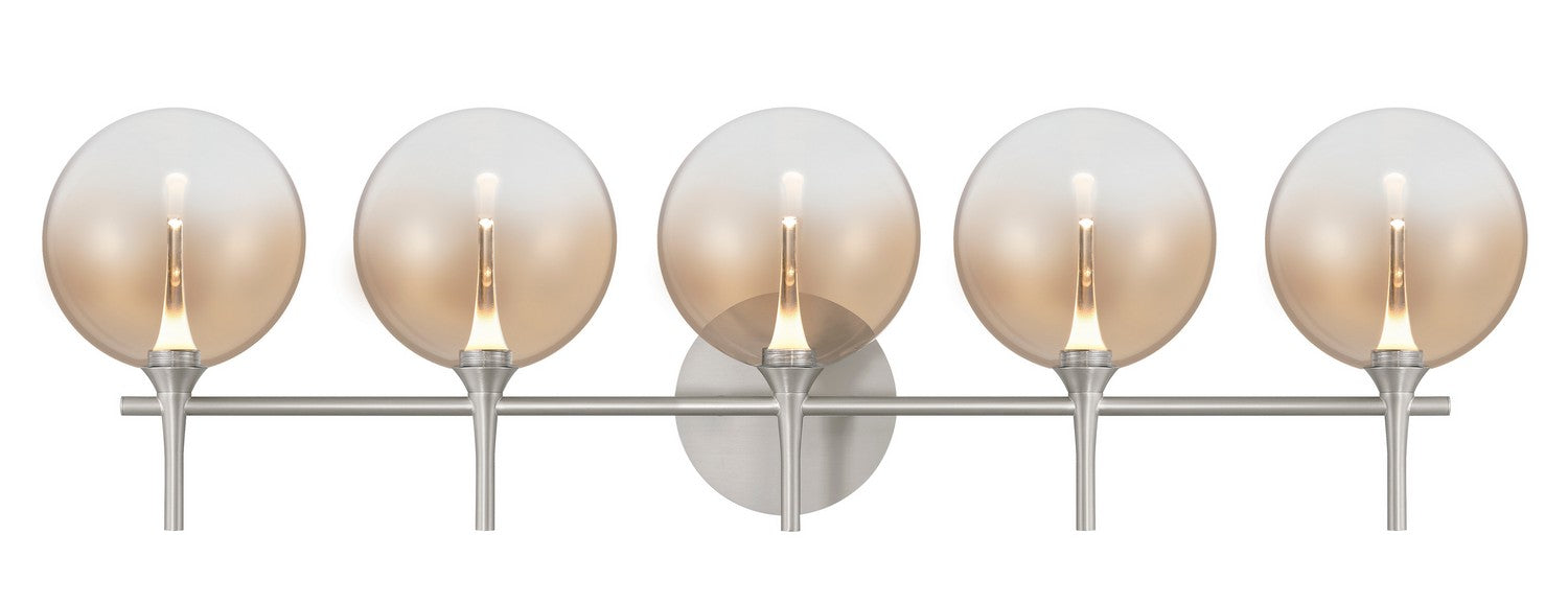 Eurofase 48920-032 Five Light Vanity, Nickel