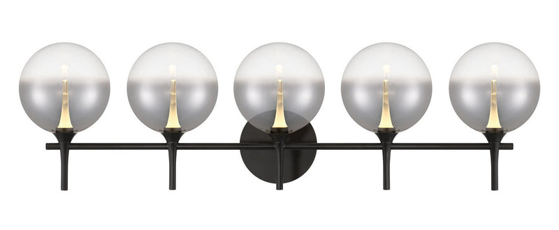 Eurofase 48921-022 Five Light Vanity, Black