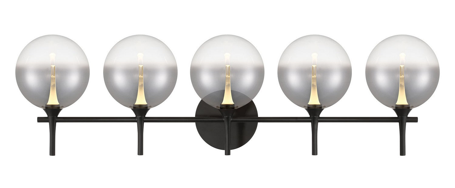 Eurofase 48921-022 Five Light Vanity, Black