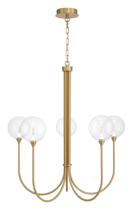 Eurofase 48922-012 Five Light Chandelier, Gold