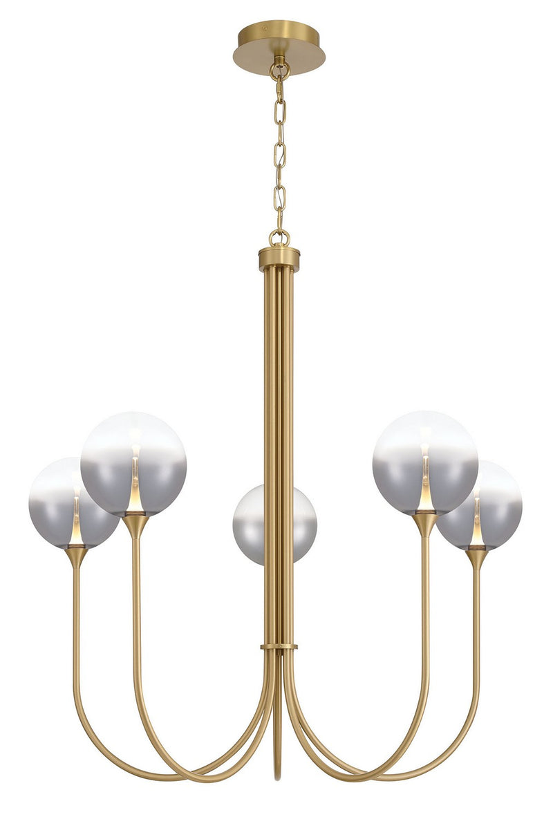 Eurofase 48922-029 Five Light Chandelier, Gold