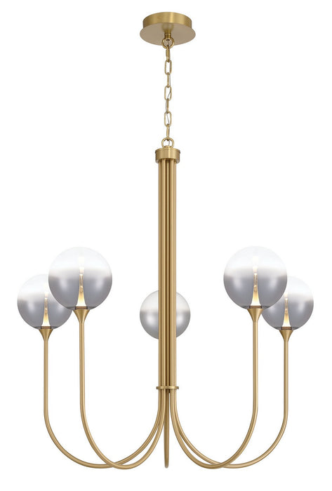 Eurofase 48922-029 Five Light Chandelier, Gold