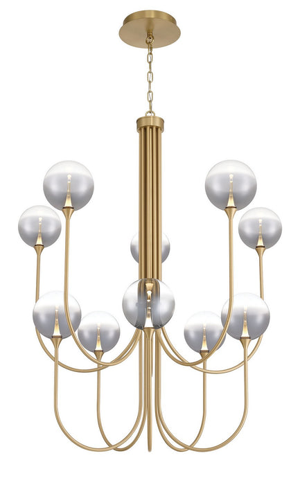 Eurofase 48925-020 Ten Light Chandelier, Gold