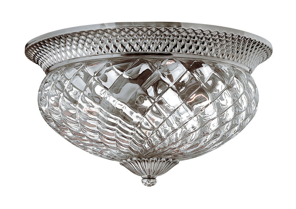 Hinkley 4881PL LED Flush Mount, Polished Antique Nickel