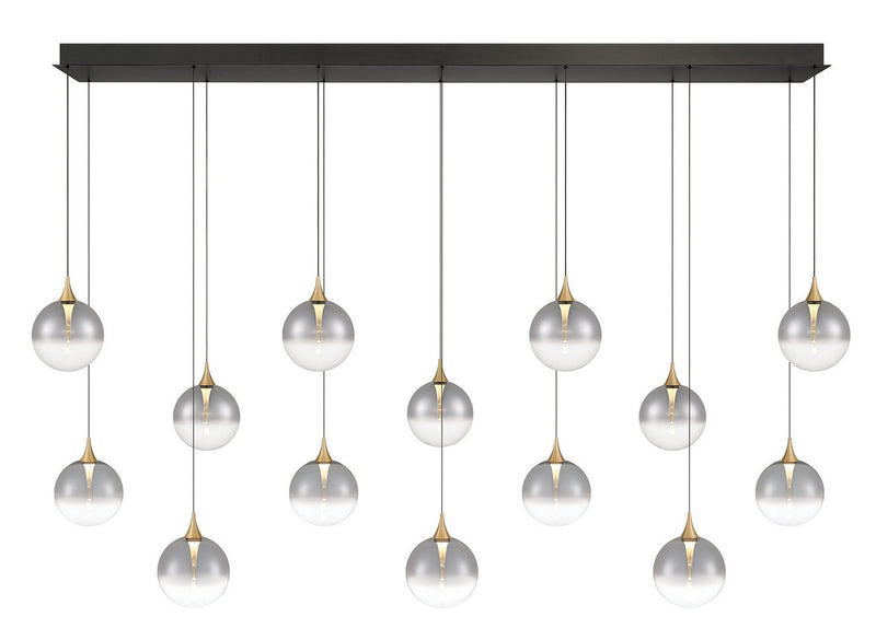 Eurofase 48938-020 14 Light Chandelier, Gold