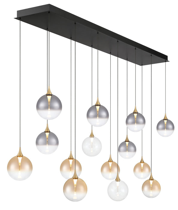 Eurofase 48938-040 14 Light Chandelier, Gold