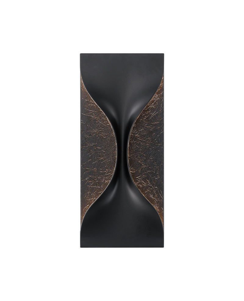 Eurofase 48971-010 One Light Outdoor Lantern, Gold-Black