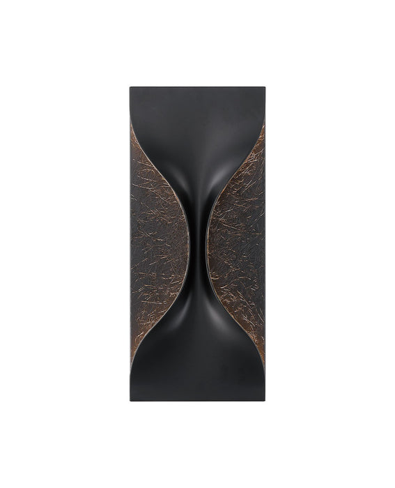 Eurofase 48971-010 One Light Outdoor Lantern, Gold-Black