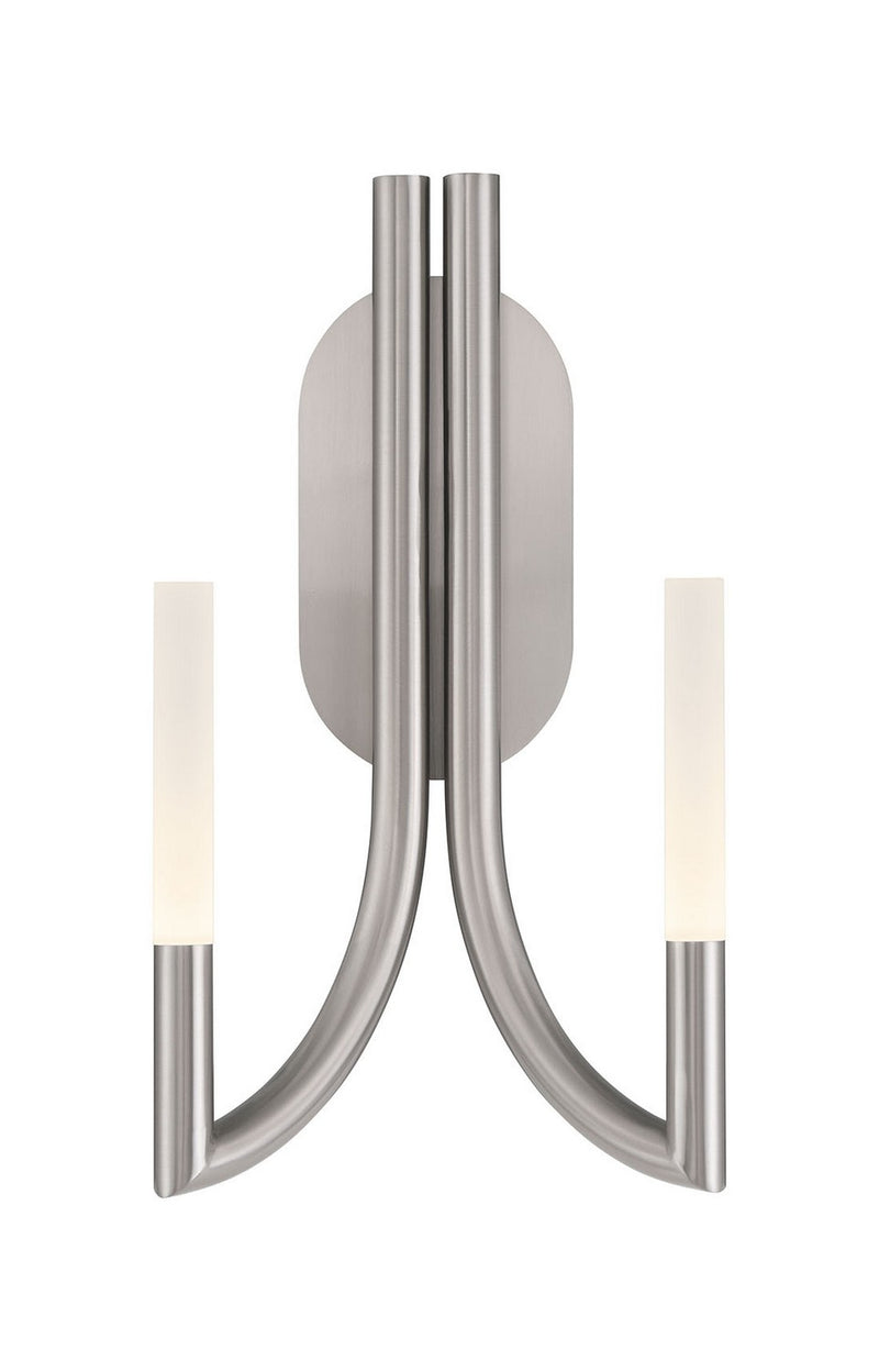 Eurofase 49009-026 Two Light Wall Sconce, Nickel